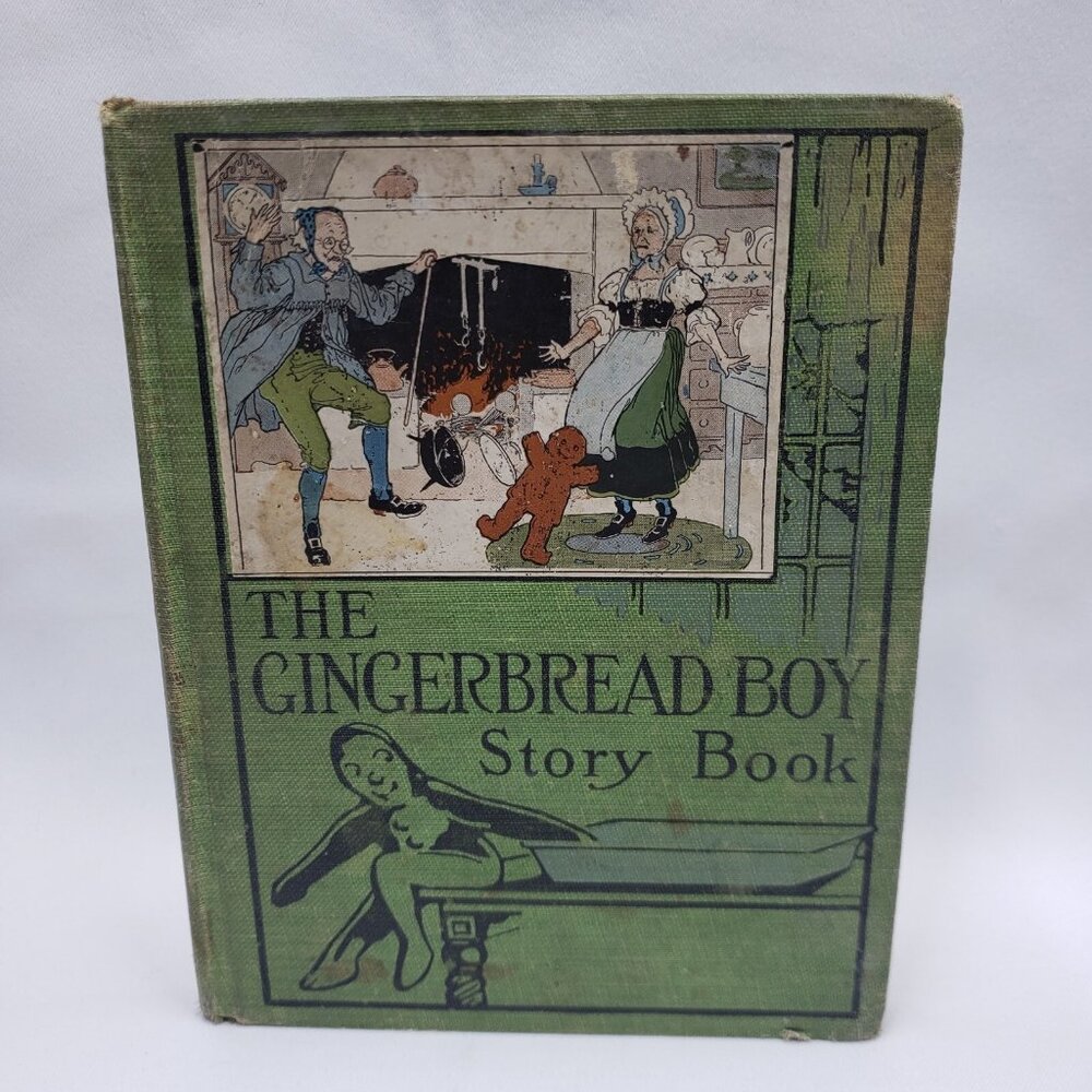 The Gingerbread Boy Story Book 1920 John C Winston Company HC Antique